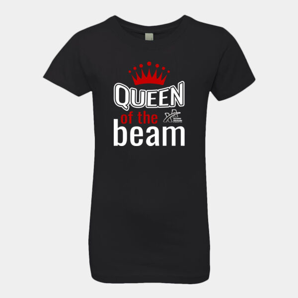 QUEENOFTHEBEAM - Girls’ Cotton Princess T-Shirt Thumbnail